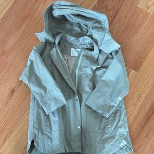 Zara Sage Utility Jacket with Hood
